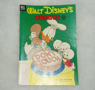 Walt Disney Comic No. 153, Donald Duck, Mickey Mouse, more.  c. 1953