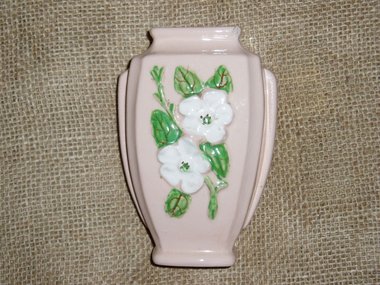 Hull Pottery Vase, Rosella Pattern, R-1-5"