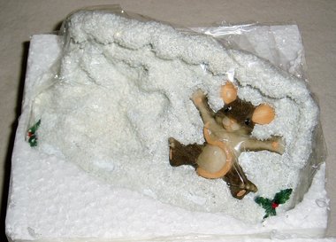 Charming Tails, Maxine Making Snow Angels Figurine in Mint in Box, Sale 45% Off