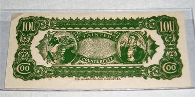 1920's "Counterfeit" Currency, I.O.U.