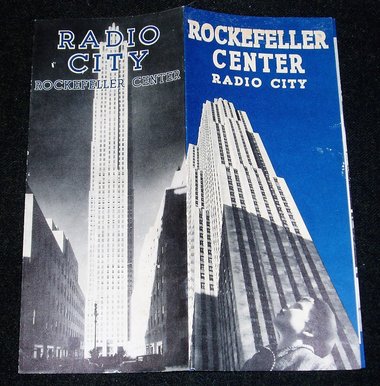 Vintage Brochure, Rockefeller Center Radio City