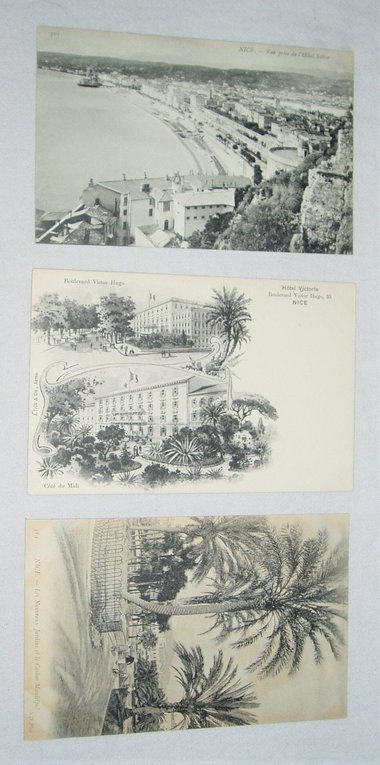 Postcard Group FR1, Nice France, 3 Unused Cards 2nd Card Ships Free