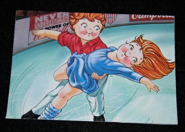Campbell's Soup Kids Sports Postcard, Ice Skating, Additional Cards Ship Free