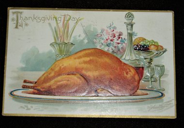 Postcard Thanksgiving Tuck's Series 123, Turkey Platter, Add. Cards Ship Free