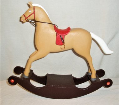 Handmade Wooden Rocking Horse