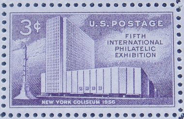 Mint 3c Stamp Sheet, New York Coliseum, Columbus Monument, Scott Catalog #1076 x 50 Stamps