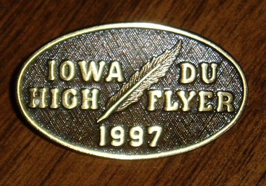 Ducks Unlimited Pin, Iowa DU High Flyer 1997
