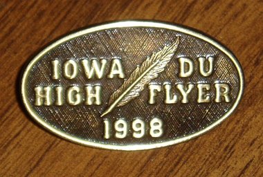 Ducks Unlimited Pin, Iowa DU High Flyer 1998