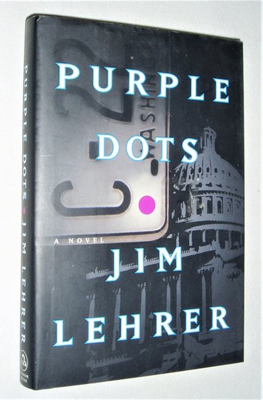 First Edition, Purple Dots, Jim Lehrer, Political Espionage, Vintage Book