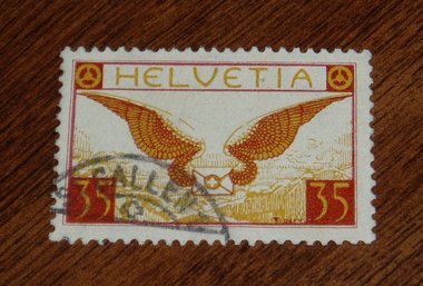 Switzerland Air Mail Stamp, C13, 1920s, Sale 46% Off