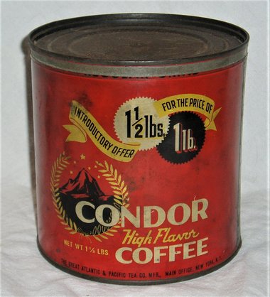 Condor Coffee Can, Introductory Offer