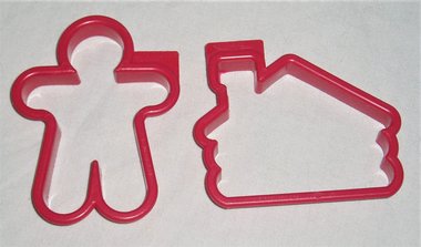 Vintage Cookie Cutters, Log Cabin Syrup