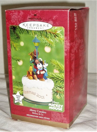 Hallmark Keepsake Ornament, Merry Carolers, Mickey & Co., MIB