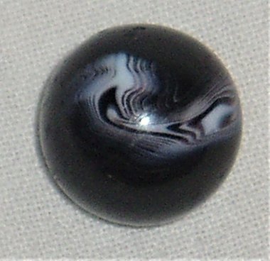 Peltier Marble, Slag, Black Amethyst, 5/8"