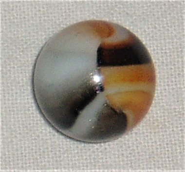 Vintage Peltier Marble, Orange Rebel .563"