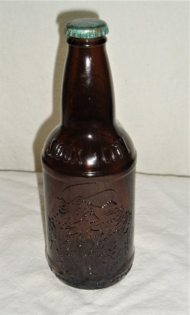 Vintage Bottle, Birch Beer, Sioux City Iowa