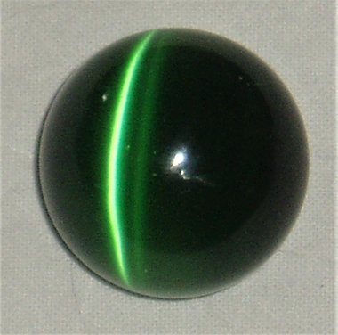 30mm Fiber Optic Marble, Dark Green