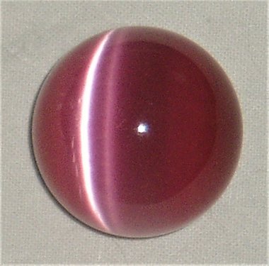 30mm Fiber Optic Marble, Pink