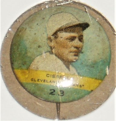 Bill Cissell Baseball Pin, 1932 Orbit Gum
