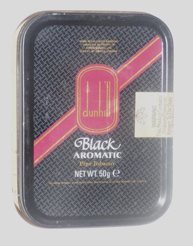 Vintage Tobacco Tin, Dunhill Black Aromatic, London UK