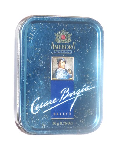 Vintage Tobacco Tin, Cesare Borgia Select, Amphora