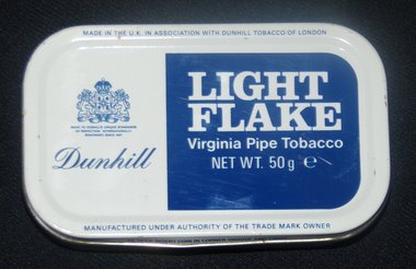 Vintage Tobacco Tin, Dunhill Light Flake, London UK