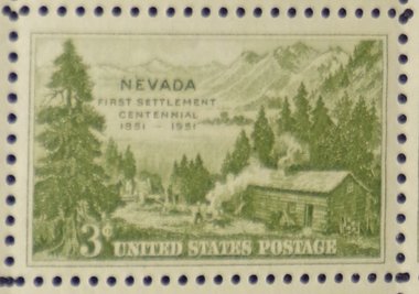 Mint 3c Stamp Sheet, Nevada Settlement, Scott Catalog #999 x 50 Stamps