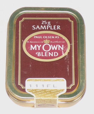 Vintage Tobacco Tin, Paul Olsen My Own Blend, Sample Size