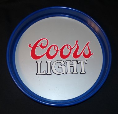 Vintage Beer Tray, Coors Light 13"