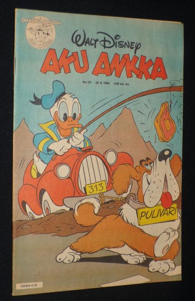 Comic Book Donald Duck, AkuAnkka Finish, No. 35 1984 Near Mint