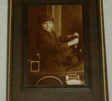 Studio Photo, Boy with His First Car