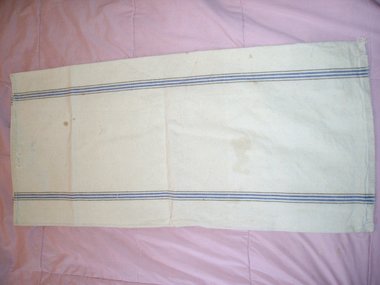 Feedsack Material, Striped, Heavy Duty, Upholstery Fabric