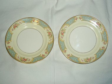 Crown Pottery CRP4, Salad Plate x 2, Mint