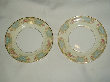 Crown Pottery CRP4, Bread & Butter Plate x 2, Mint