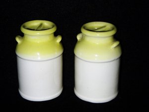 Salt and Pepper Shakers, Cream Cans, Farming