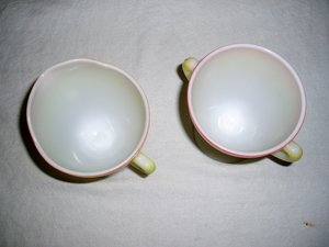 Mid-Century Retro Cream and Sugar