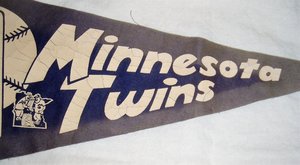 Baseball Photo Pennant, Minnesota Twins, 1960's, Tony Oliva, Rookie of the Year, Free USA Shipping