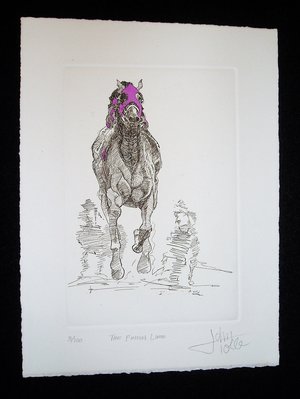 Bob Tolle "The Finish Line" Numbered Print, Low Number 3/100