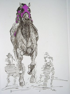 Bob Tolle "The Finish Line" Numbered Print, Low Number 3/100