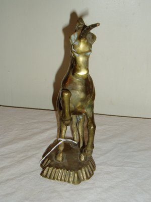 Brass Unicorn Sculpture Figurine