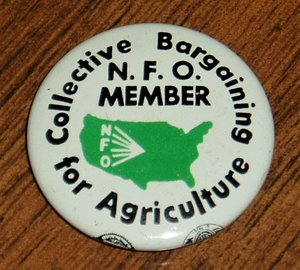 Pinback, N.F.O. National Farmers Organization