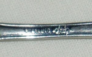 Sterling Silver Figural Spoon, Indian, Corn, Chickasha Okla., Free USA Shipping