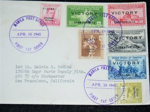 Philippines Victory Issue First Day Cover, 2nd Item Ships Free