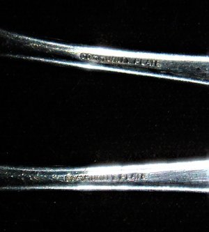 Community Silverplate, "Adam" Salad Fork x 4, Free USA Shipping