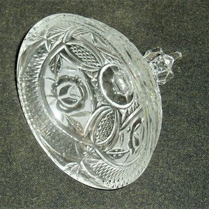 Leaded Covered Candy Dish