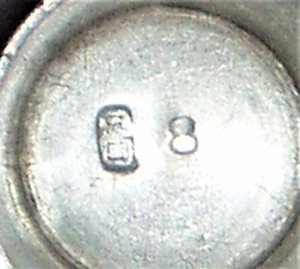 Stern Bros Thimble, Sterling Silver, Horseshoes and 4-Leaf Clovers, Free USA Shipping