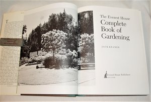 First Edition Book, The Everett House Complete Book of Gardening, Jack Kramer