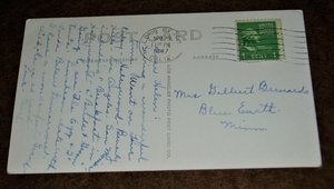 Vintage RPPC Postcard,  Vine Street at Sunset, Hollywood Radio City, 2nd Card Ships Free
