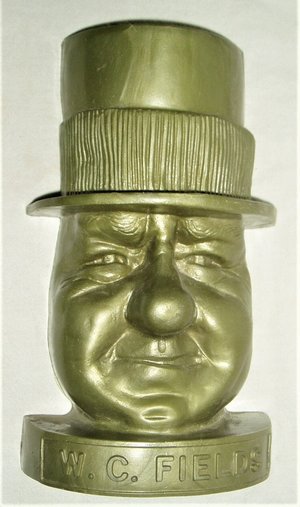 Bookend, W.C. Fields, Injection Mold Plastic