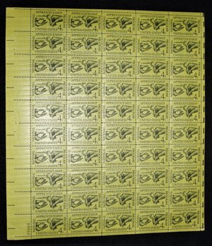 Mint 4c Stamp Sheet, Apprenticeship, Scott Catalog #1201 x 50 Stamps